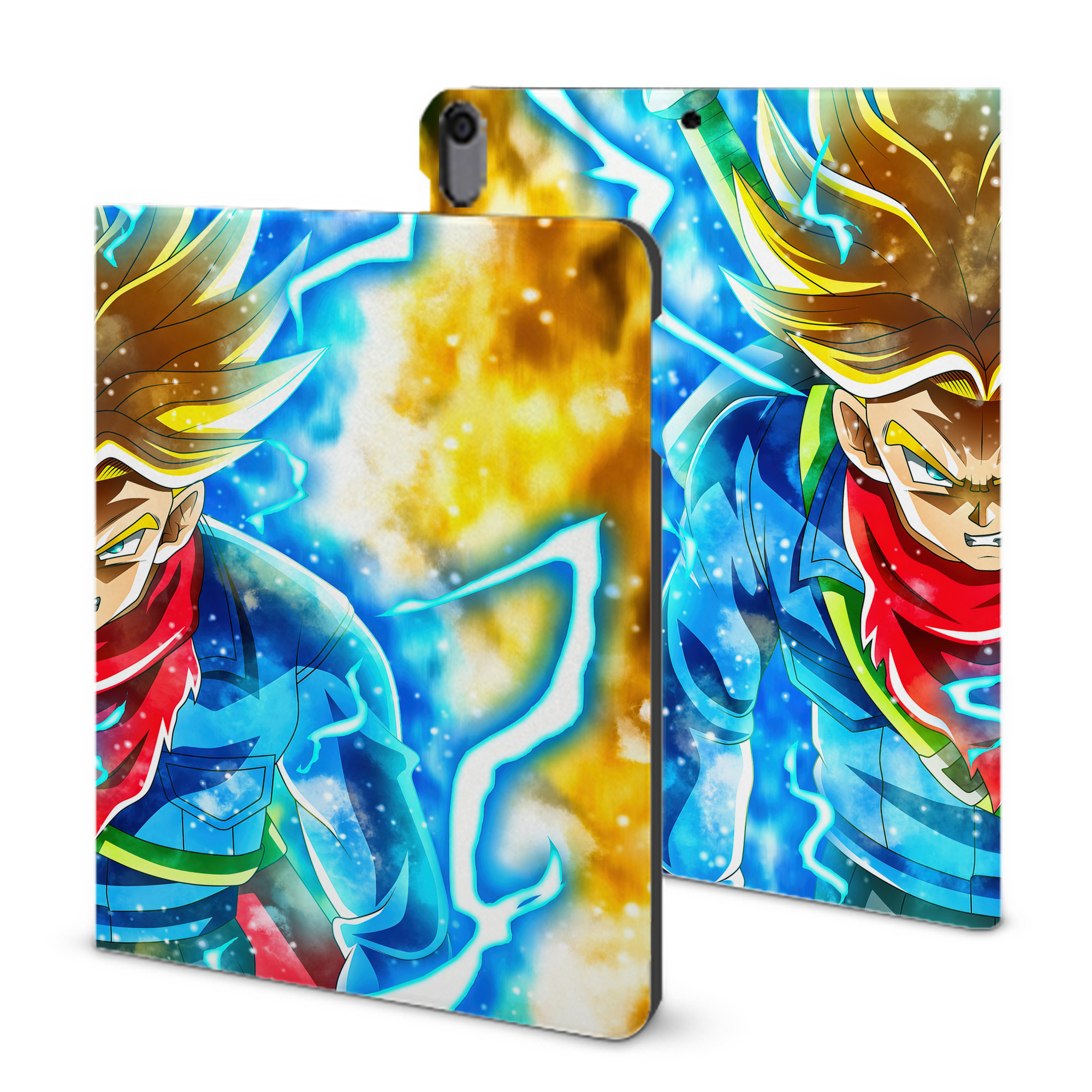 （画像用） ドラゴンボール DRAGON BALL IPad ケース ブック型 PUレザー TPU 耐衝撃 軽量 薄型 ペン収納なし 全面保護 IPad 各モデル対応